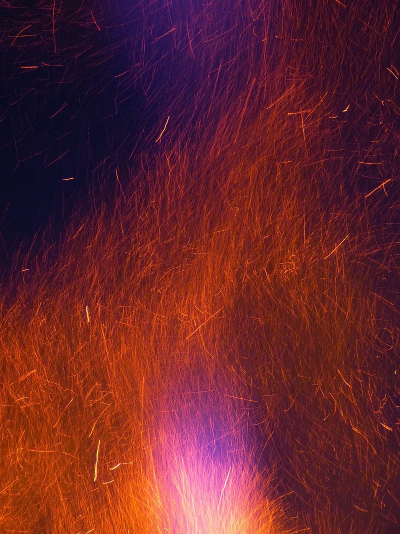 Fire Pit in Garden